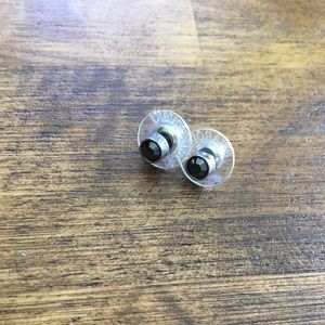 Swarovski black crystal studs